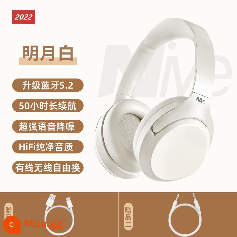 Tai nghe giảm tiếng ồn chủ động tai nghe bluetooth không dây tai nghe máy tính mới thời gian chờ siêu dài cho Xiaomi - [Ming Yue Bai] -40DB giảm tiếng ồn mạnh mẽ√Chất lượng âm thanh chuyên nghiệp cấp độ HIFI√Thời lượng pin dài 50 giờ