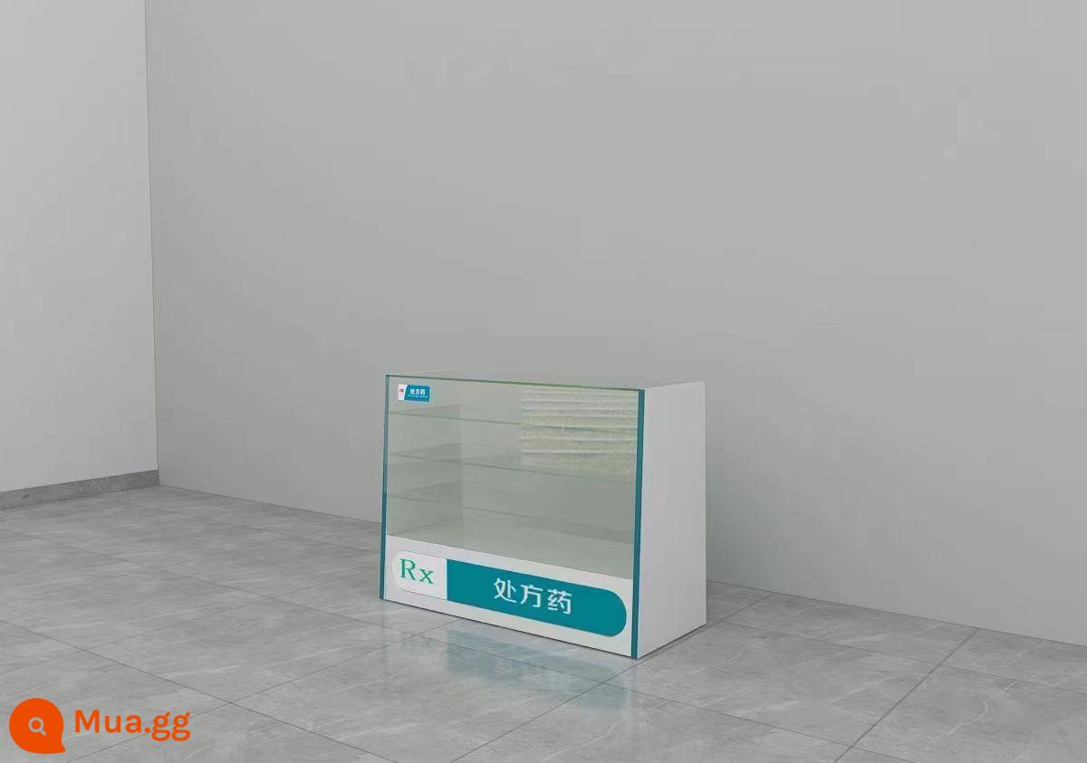 Cửa hàng dược phẩm Counter Western Y học tủ trưng bày tủ kính Kính Sơn Sơn gỗ Dược phẩm Kệ dược phẩm - Tủ trước 100*48*90