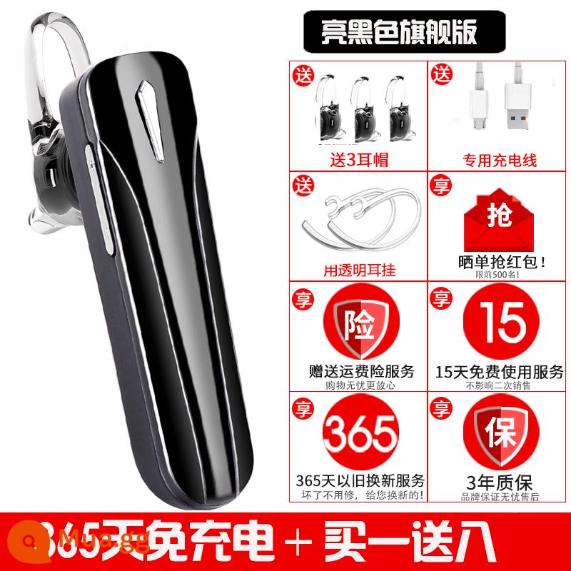 Tai nghe bluetooth không dây 5.3 thời lượng pin siêu dài nam nữ thể thao in-ear nhét tai lái xe đặc biệt chạy đa năng - [Phiên bản cuối cùng màu đen bóng] Nghe nhạc liên tục 96 giờ + chất lượng âm thanh HIFI + cuộc gọi HD + bảo hành thay thế ba năm