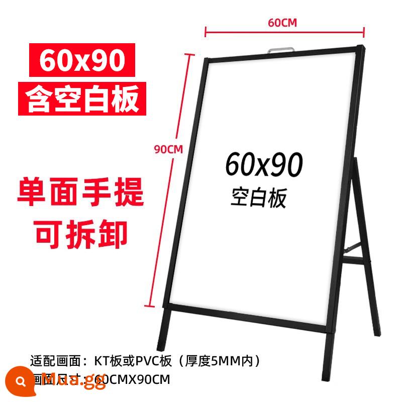 Tuyển dụng ngoài trời biển quảng cáo trưng bày thẻ kt bảng trưng bày đứng poster quảng cáo trưng bày đứng đứng sàn đứng - Nâng cấp - Kệ di động 1 mặt 60x90 + 1 bộ bảng trắng