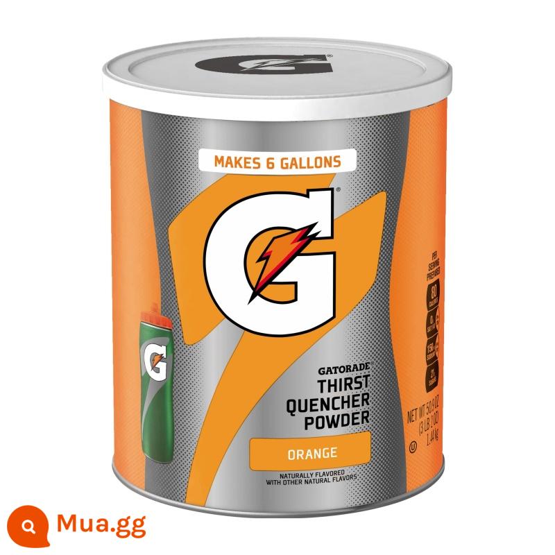 Giao hàng tận nơi ấm đun nước Gatorade hạt thể thao uống điện hạt bột đấm bột thể dục năng lượng rắn không đường - Rò rỉ bột nhẹ, vị cam đóng thùng 1440g, 24/03