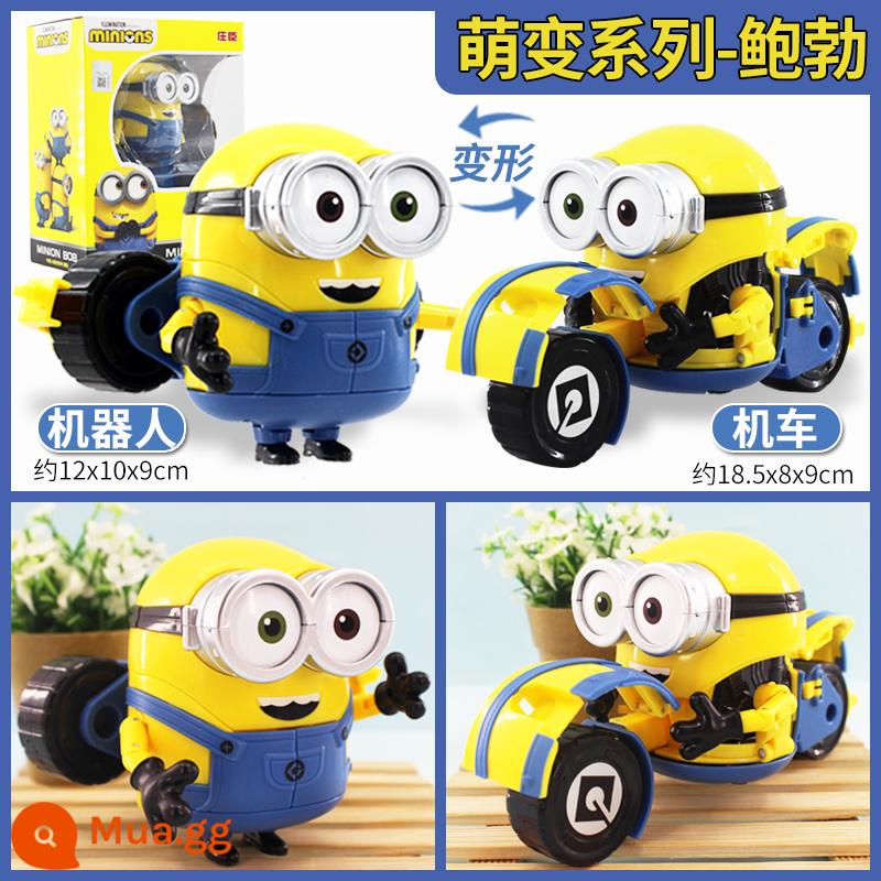 Minion Trộm Bố Đồ Chơi Robot Biến Hình Vừa Vặn Búp Bê Đầu Máy Dễ Thương Bob Kevin Bộ Trẻ Em - Bob [đầu máy biến thiên]