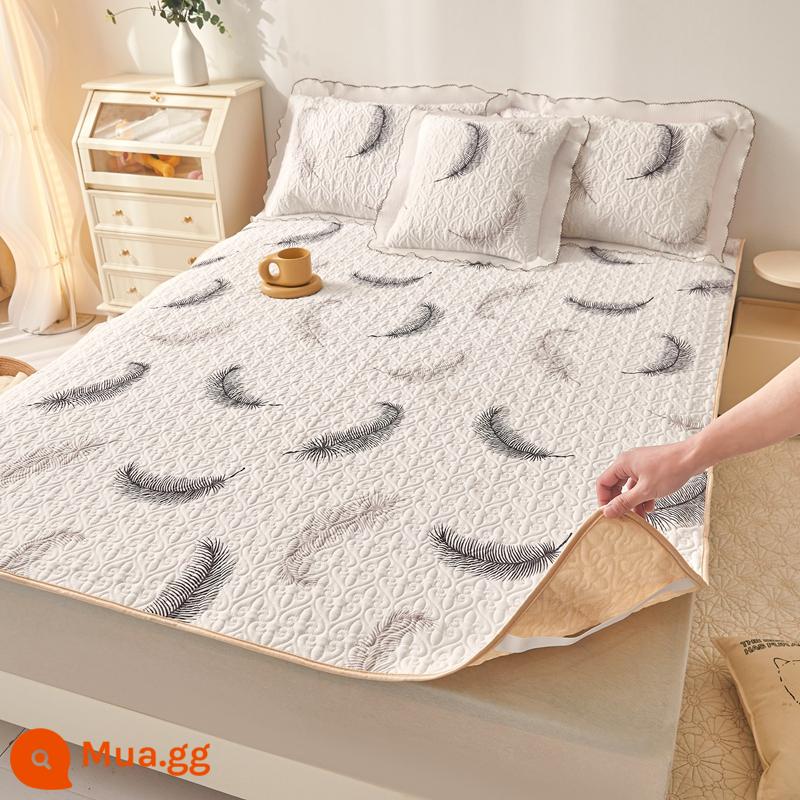 Tấm trải giường bằng vải cotton tatami nguyên chất, tấm trải giường, tấm trải giường mềm mại, chống trơn trượt, tấm lót giường bằng vải cotton mùa xuân và mùa hè, tấm trải giường bằng vải bông nguyên chất, một mảnh - Phùng Vũ