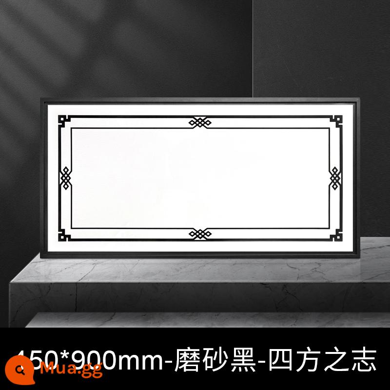 Tổ ong bảng lớn tích hợp đèn LED âm trần 450x900 miếng nhôm hình tam giác phòng khách nhà bếp 45x90 nhúng đèn phẳng - Tham vọng của bộ tứ 450*900 Đen