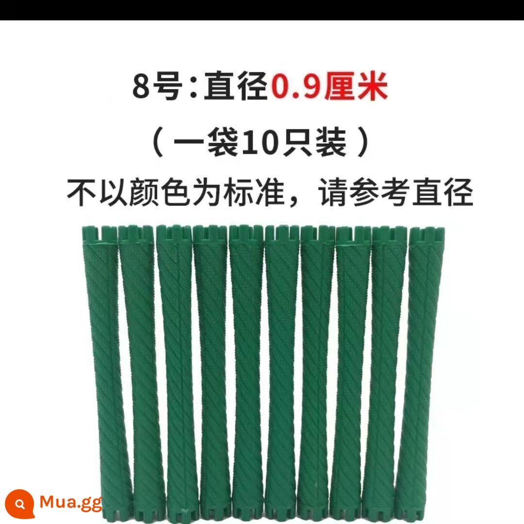 Làm dày chất lượng cao Hàn Quốc thanh uốn lạnh thanh tiêu chuẩn làm tóc thanh uốn lạnh thanh uốn thanh uốn công cụ uốn tóc - Thanh Nhật số 8 (gói 10)