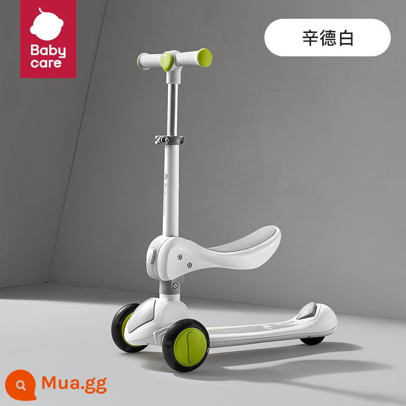 xe scooter trẻ em babycare 1-3-6-12 tuổi xe scooter trẻ lớn có thể ngồi đi xe trơn trượt và cân bằng - [Mô hình nâng cấp hàng đầu, cưỡi và trượt hai trong một] ván đôi-Sindbai