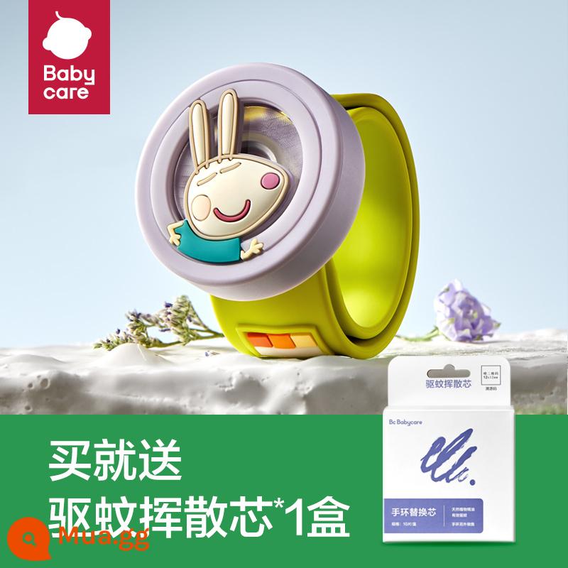 Babycare Vòng Tay Đuổi Muỗi Bé Trẻ Em Vòng Tay Chống Muỗi Phụ Nữ Mang Thai Người Lớn Di Động Ngoài Trời Đuổi Muỗi Tác Dụng Lâu Dài - [Phong cách Peppa] Bảo vệ thỏ (bao gồm 10 lõi thay thế)