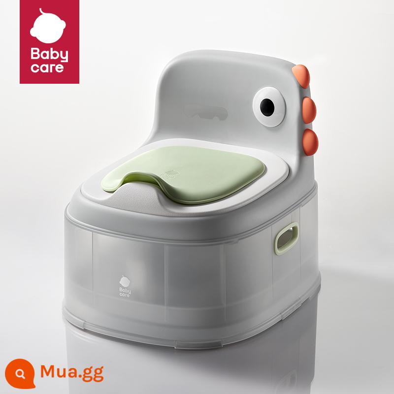 babycare bồn cầu trẻ em nữ bé ghế nhỏ máy giặt bé bồn tiểu bé trai đi tiểu toilet đào tạo - Ghế vệ sinh Winter Green - Tặng kèm 10 túi vệ sinh