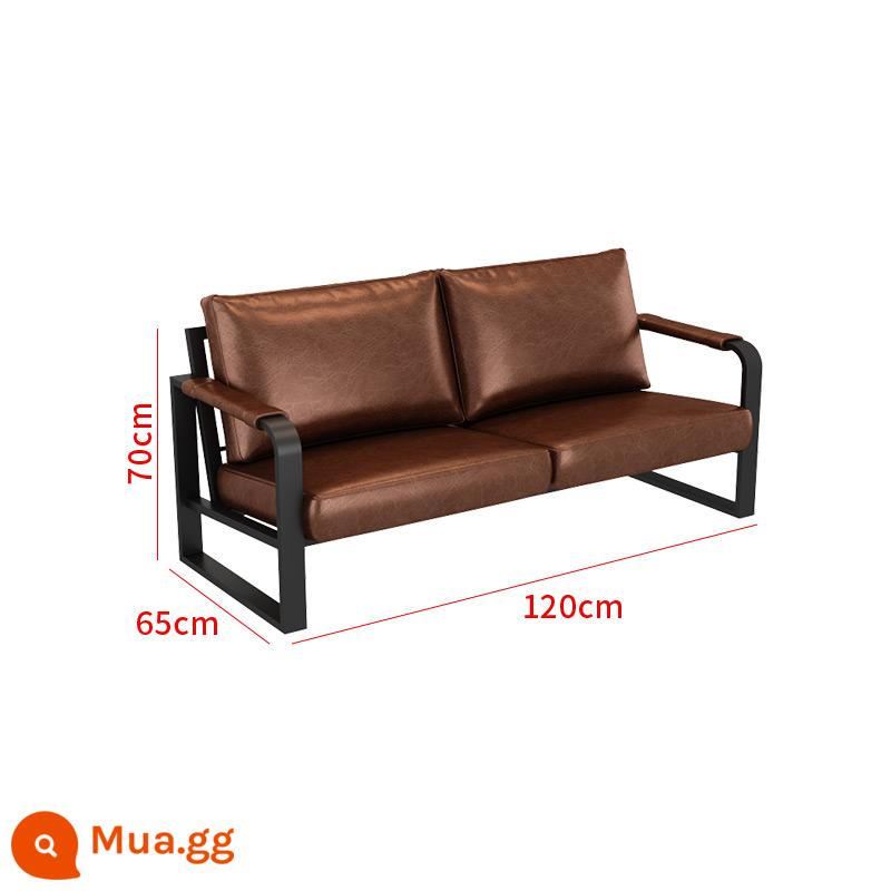 Quầy bar phong cách cắm trại Bàn ghế gỗ nguyên khối thanh rõ ràng phong cách công nghiệp ghế sofa sàn quán nướng cafe bistro sofa - ghế sofa đôi