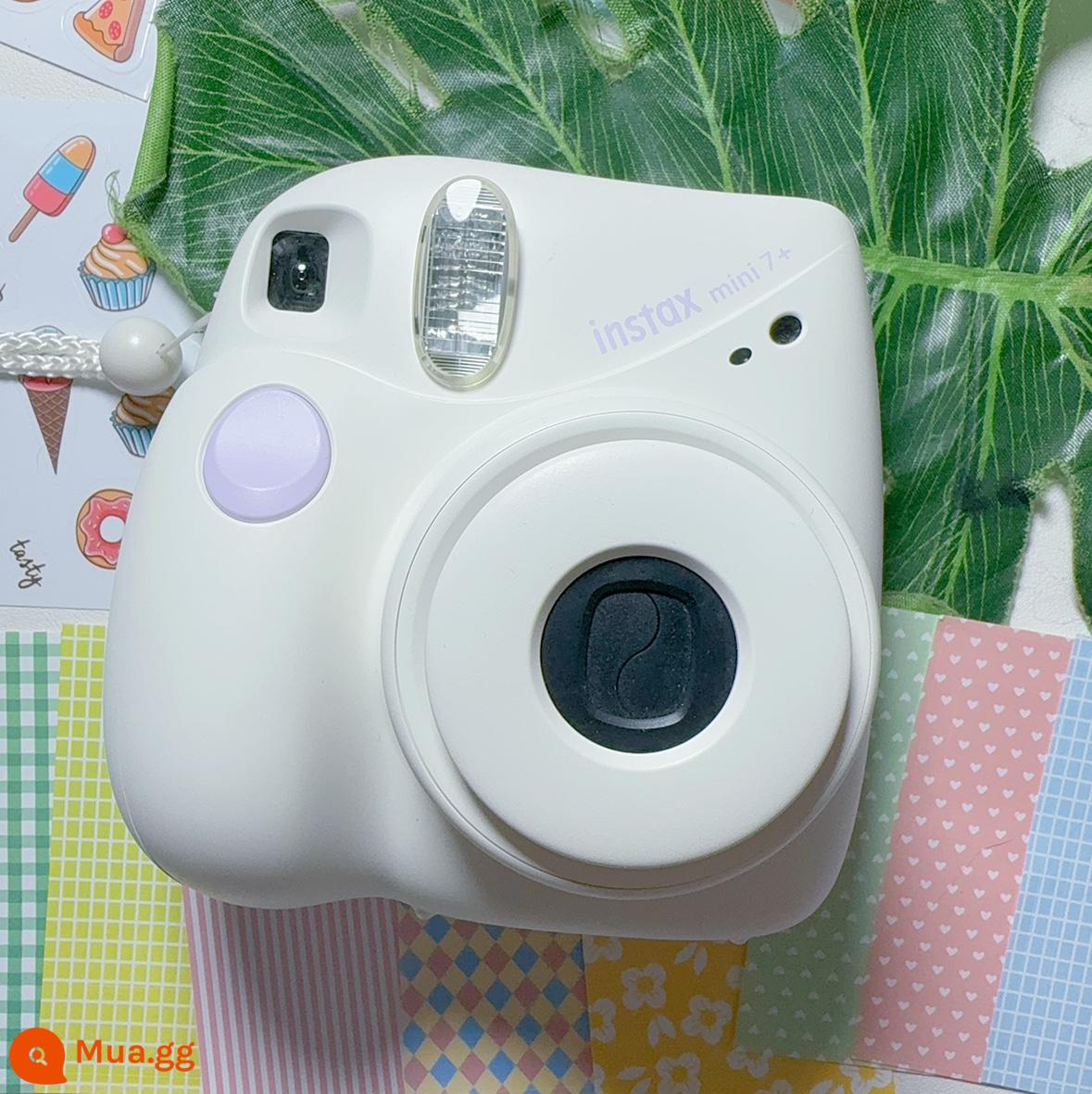 Máy ảnh Polaroid mini7+/mini7s/mini7c cũ chính hãng Fuji dùng một lần - mini7+ trắng 9 mới