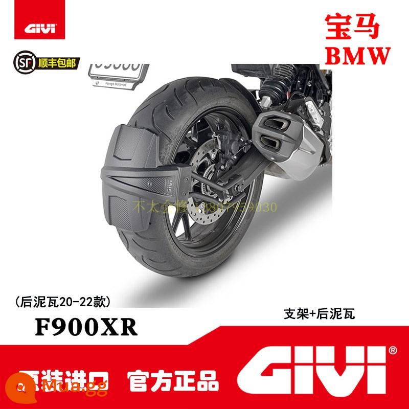 GIVI BWMBMWF900XR sửa đổi đặc biệt cộng với thanh bảo vệ kính chắn gió trong suốt cao bảo vệ túi bình xăng hiệp sĩ tấm chắn bùn - Chắn bùn sau F900XR (RM5137KIT+RM02) (20-22 mẫu)