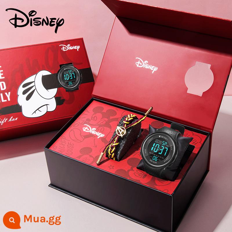 Đồng hồ điện tử Disney nam học sinh thanh niên học sinh trung học cơ sở học sinh trung học phổ thông 2022 trí thông minh thể thao trẻ em mới - Phiên bản nâng cấp của Darth Vader + Hộp quà thời thượng của Disney