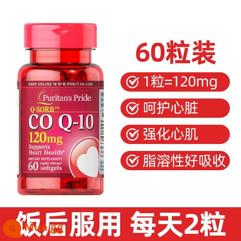 Coenzyme q10 cửa hàng chính thức hàng đầu Hoa Kỳ gốc ql0 viên nang mềm Priplei chăm sóc sức khỏe tim mạch giảm coenzyme - [Phúc lợi] Chai Coenzym thứ 2 (120mg*60 viên) giảm giá nhiều hơn