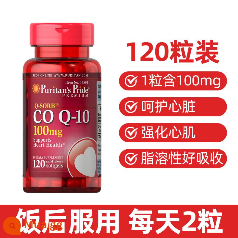 Coenzyme q10 cửa hàng chính thức hàng đầu Hoa Kỳ gốc ql0 viên nang mềm Priplei chăm sóc sức khỏe tim mạch giảm coenzyme - Coenzym (100mg*120 viên) chai thứ 2 giảm giá nhiều hơn