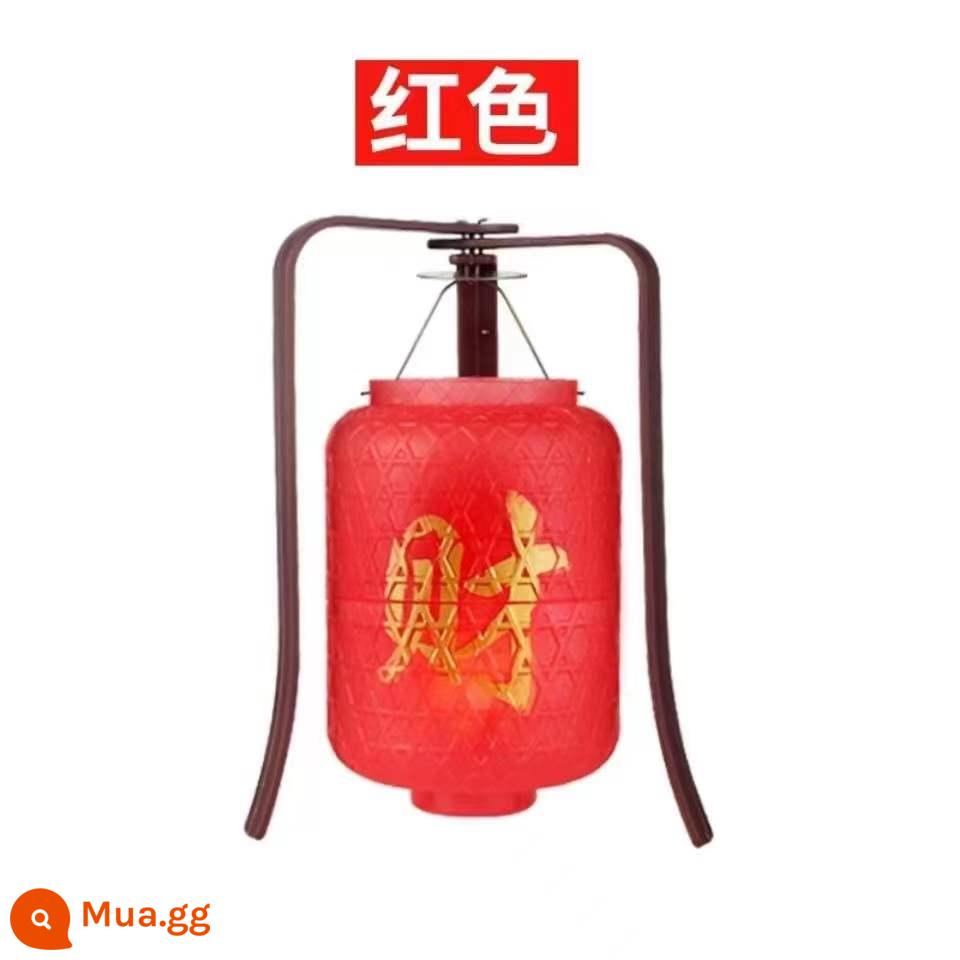 2022 New Chaoshan Hot Style Internet Lễ hội đèn lồng đỏ Tết trung thu Lễ hội đèn lồng năm mới Lễ hội đèn lồng di động phong cách Trung Quốc - Tài lộc đơn đỏ (gửi đèn điện tử)