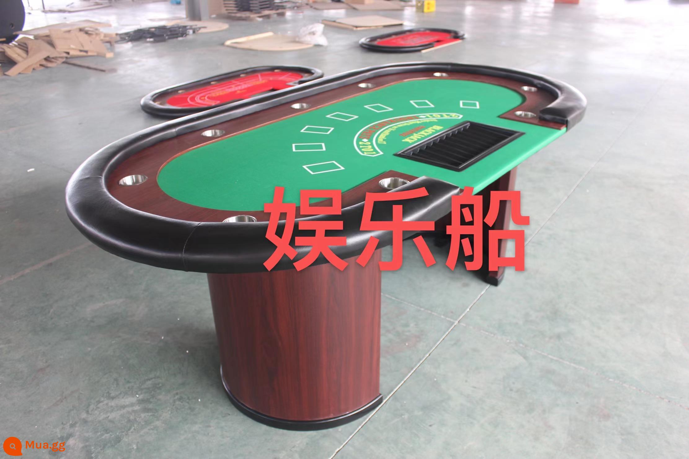 2022 Bàn Texas Hold'em Người sói giết chết Bàn Baccarat Bàn xoay Bàn Blackjack Có thể được tùy chỉnh - Kích thước xanh đậm 213*106 cm