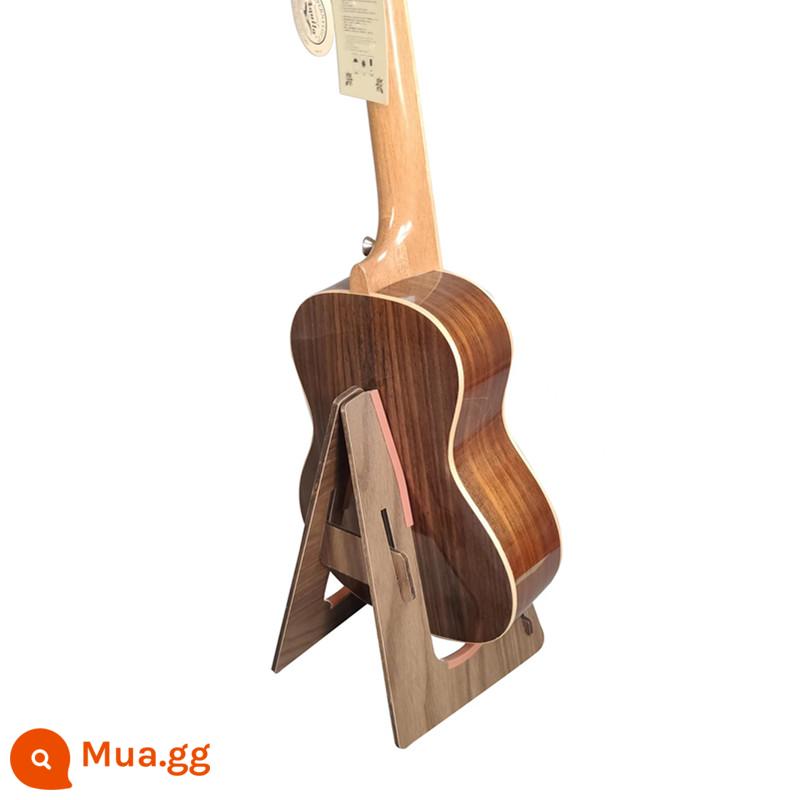 Kệ đàn guitar khung đàn ukulele vĩ cầm vị trí giá Zhongwan nhà giá để bàn trang trí giá lưu trữ di động - Đàn Ukulele màu óc chó