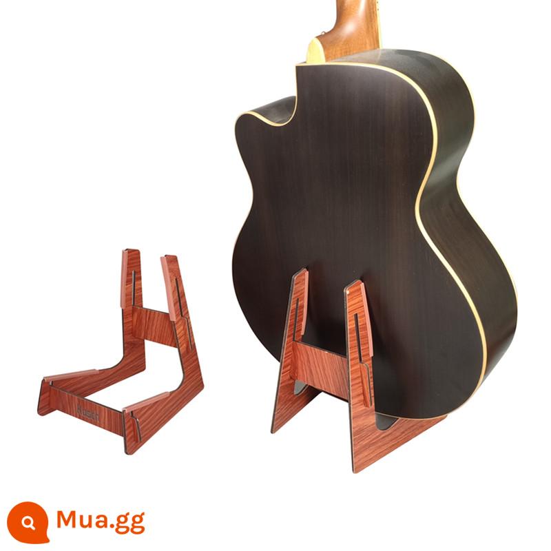 Kệ đàn guitar khung đàn ukulele vĩ cầm vị trí giá Zhongwan nhà giá để bàn trang trí giá lưu trữ di động - Mẫu đàn guitar màu nâu đỏ (giảm giá xung)