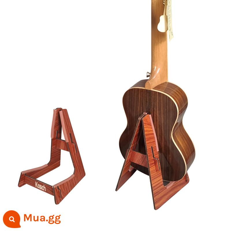 Kệ đàn guitar khung đàn ukulele vĩ cầm vị trí giá Zhongwan nhà giá để bàn trang trí giá lưu trữ di động - Ukulele nâu đỏ (giảm giá xung)