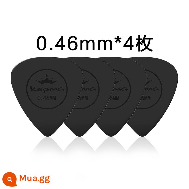 Kama kepma pick đàn guitar Kama màu đen linh hoạt chống trượt 0.6/046mm pick chính hãng - 0,46MM * 4 miếng