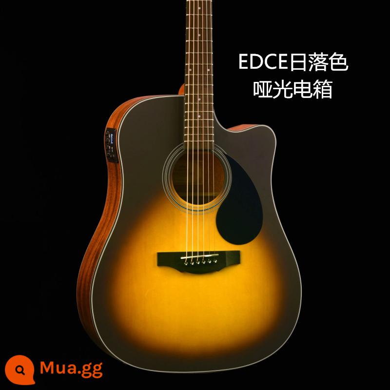 Kama guitar kepma ballad mục nhập người mới hộp điện 41 inch gỗ vân sam mới bắt đầu sinh viên nam và nữ EDC \ EAC - Hộp điện màu hoàng hôn EDCE