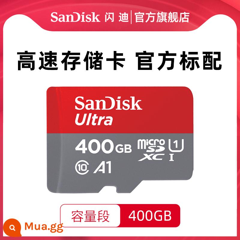 Thẻ nhớ SanDiskSanDisk512g thẻ tf thẻ nhớ điện thoại di động thẻ nhớ thẻ Microsd tốc độ cao dung lượng lớn - Thẻ nhớ 400G tốc độ cao 100mb/s