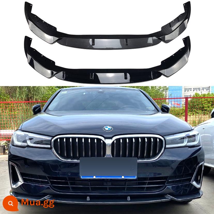 Môi trước và môi sau của BMW5 series 11-22 sửa đổi năm loạt xẻng phía trước cánh sau MP váy bên m5 kit Black Warrior 530 - [21-23] Mặt trước ba múi màu đen bóng sang trọng