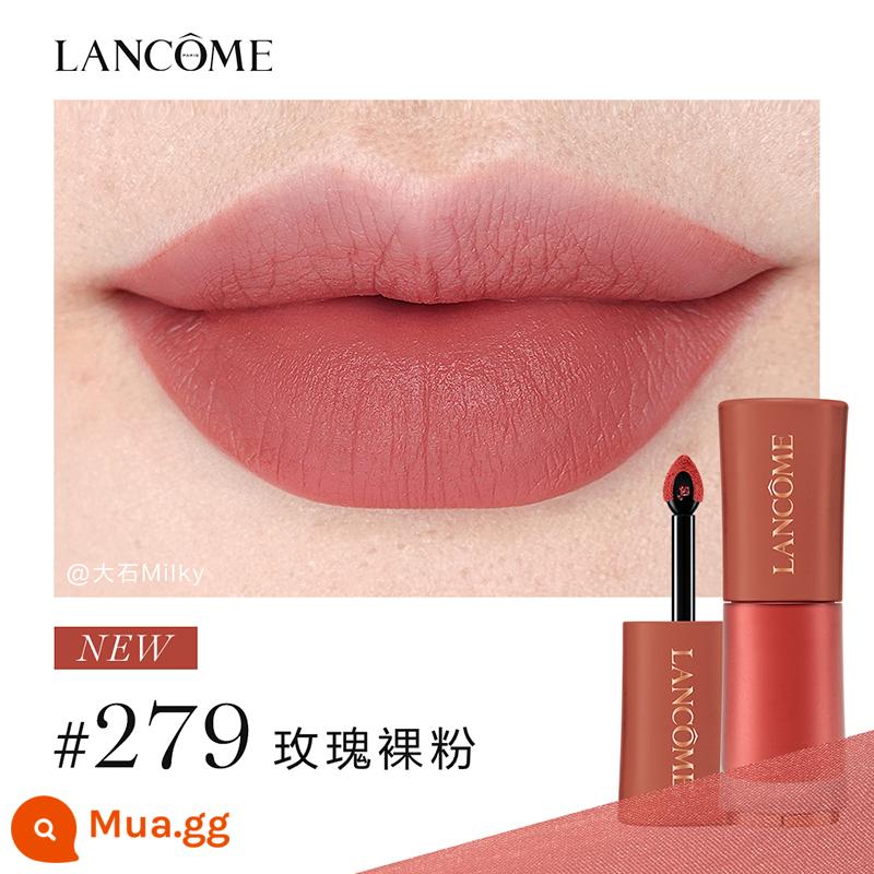 [Quà tặng ngày lễ tình nhân của Trung Quốc] Lancôme Pure Nude Lip Glaze Tính chất nhẹ nhàng Son môi kết cấu nhẹ tiên tiến 279 Nude Powder - 279