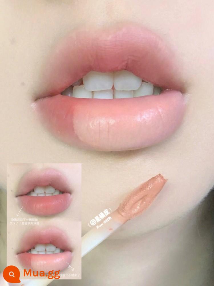 FLORTTE Hoa Loria Sữa Bánh Môi Đất Sét Kem Lót Dâu Đồn Môi Men Hoa Mùa Thu Leah Lạc Da - Kem Lót Môi Lip Cream 02Miss Cheese