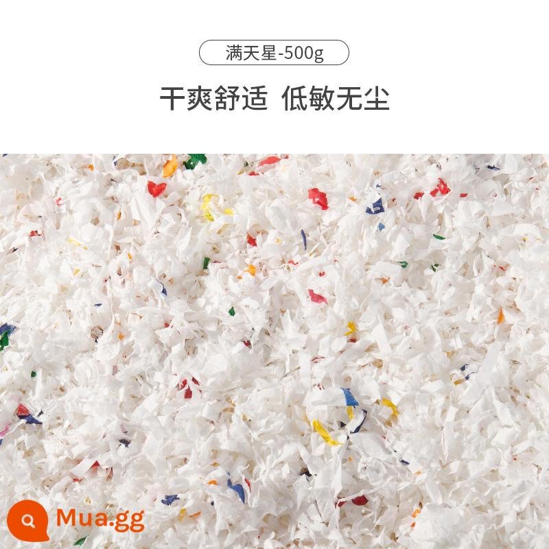 yee hamster giấy bông giấy không bụi confetti vàng lụa gấu đệm ấm giấy thấm hạt khử mùi mùn cưa hoa cành chuột nguồn cung cấp - Gypsophila 500g - bột gỗ nguyên chất, ít bụi - không tham gia mua tặng, nếu phiền vui lòng không chụp ảnh