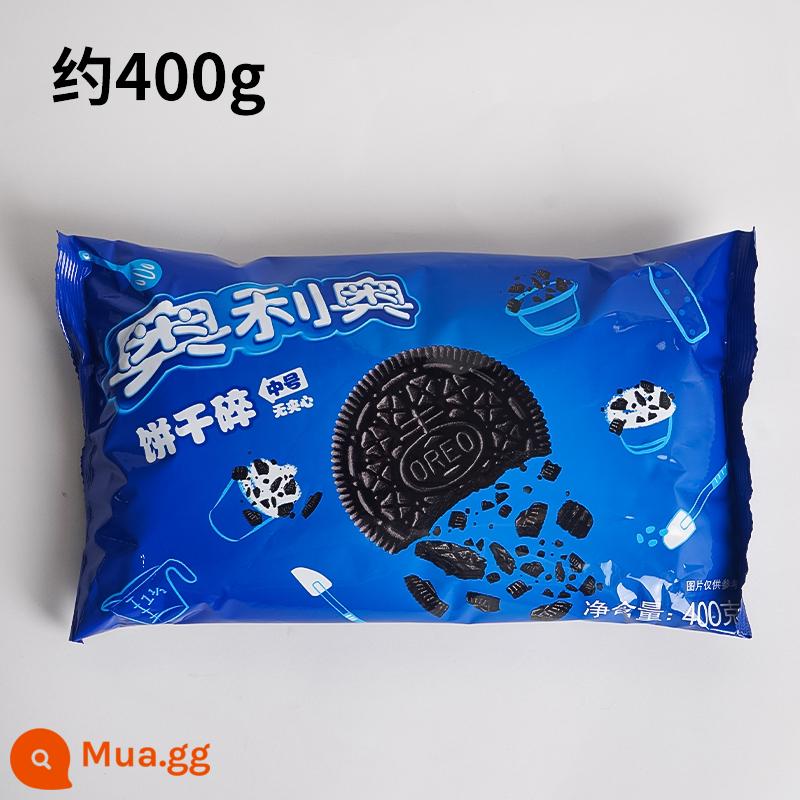 Bánh quy Oreo vụn Tuyết Mei Niang làm đầy bột mousse thành phần kem gỗ cám cốc bánh quy bột nướng bánh - 400g bánh Oreo nghiền nát