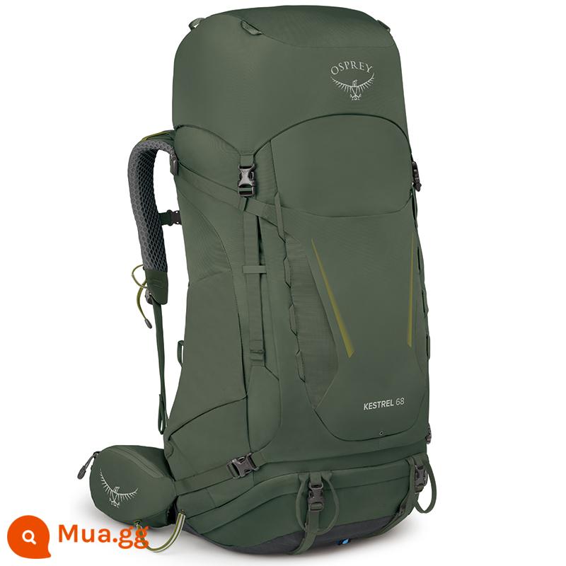 Spot Osprey Kestrel Kitty Hawk 38 Ba lô đi bộ đường dài ngoài trời 48 lít được cấp phép đại lục - S23 kaki xanh 68 lít cộng với bình chứa Kitty 2,5 lít