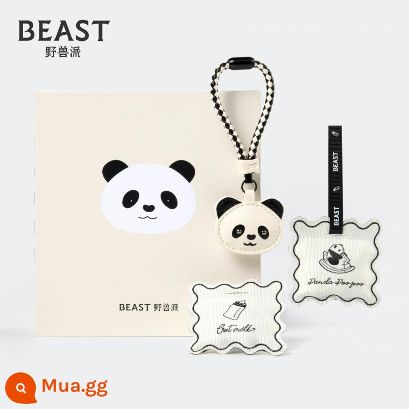 THEBEAST Brutal Panda Series Nước Hoa Xe Hơi Nước Hoa Xe Hơi Xông Phòng Lỗ Thông Khí Trang Trí Quà Cưới - Bộ túi và nhang treo đa năng Panda Pupu