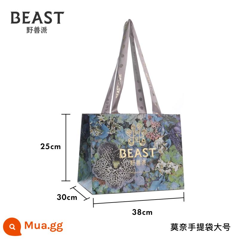 THEBEAST Tàn Bạo Nữ Thần Vòng Hoa Series Thảm Dã Ngoại Thảm Cắm Trại Trang Trí Vật Trang Trí Ngoài Trời Quà Tặng Sinh Nhật - Túi xách Monet size lớn 38*25*30cm