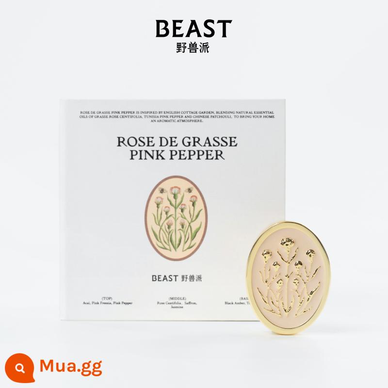 Quà tặng năm mới THEBEAST Brutalist Chiba Rose Nước hoa ô tô hương liệu trang trí lỗ thông hơi - Nước hoa xe hơi Centifolia hoa hồng và hạt tiêu hồng