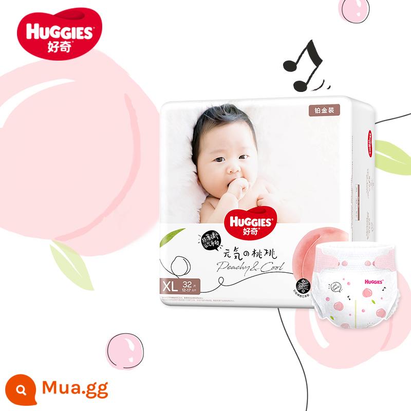 Tã giấy Huggies Platinum M52L42XL 32 miếng tã siêu mỏng thoáng khí [S2] - XL