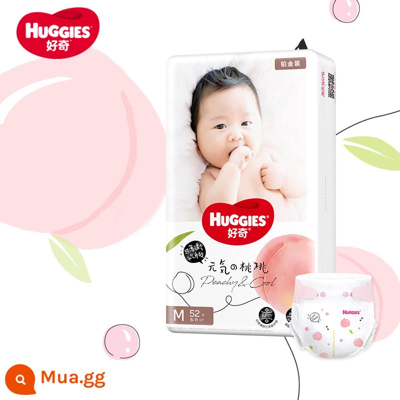 Tã giấy Huggies Platinum M52L42XL 32 miếng tã siêu mỏng thoáng khí [S2] - M