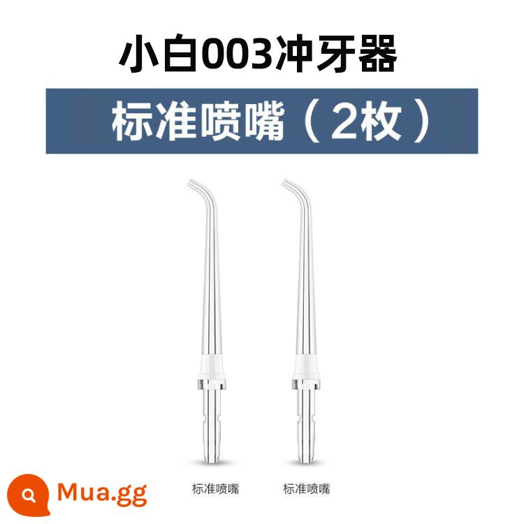 Bayer chỉ nha khoa máy nước chỉ ban đầu vòi phun vòi tiêu chuẩn M6 nhỏ trắng 003V2 phụ kiện răng miệng sạch hơn M9 - Đầu phun tiêu chuẩn Xiaobai 003-2 gói