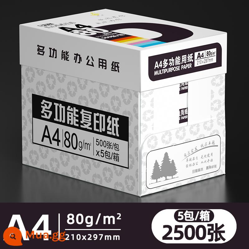 Giấy in A4 full box 2500 tờ giấy photocopy máy in giấy A4 giấy trắng văn phòng phẩm giấy nháp có thể xuất hóa đơn - Giấy A4 80g cao cấp 1 hộp 2500 tờ