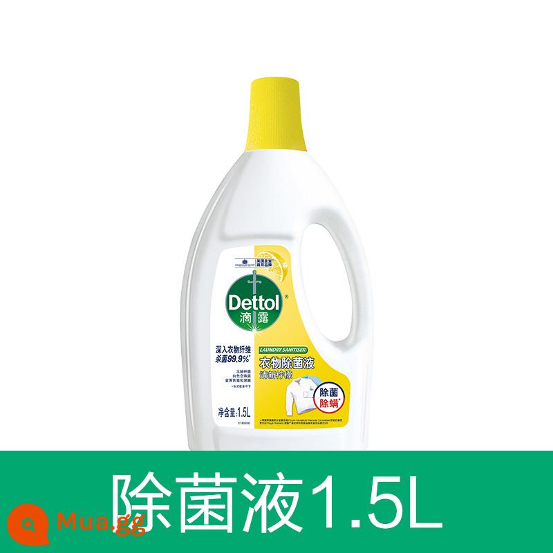 Chất khử trùng quần áo Dettol 750ml/1.5L/3L Chất khử trùng quần áo khử trùng và loại bỏ ve - chanh 1.5L