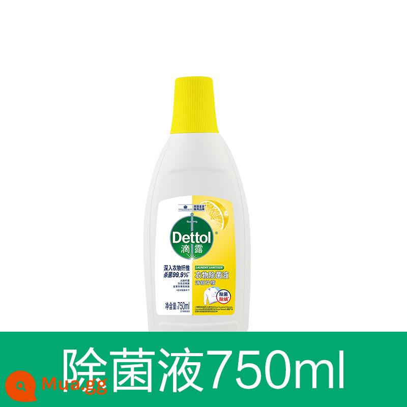 Chất khử trùng quần áo Dettol 750ml/1.5L/3L Chất khử trùng quần áo khử trùng và loại bỏ ve - chanh 750ml