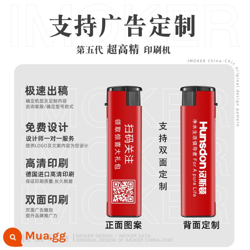 50 toàn bộ hộp bật lửa chống gió hộ gia đình bán buôn bật lửa bơm hơi dùng một lần bền thông thường in tùy chỉnh - 100 miếng tùy chỉnh gói in uv độ nét cao