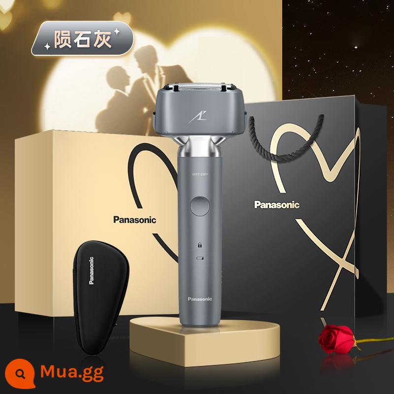 Dao cạo chuyển động qua lại Panasonic Small Hammer 2.0 2022 New Official Flag Electric Men's LM34 Razor Gift Box - thiên thạch màu xám