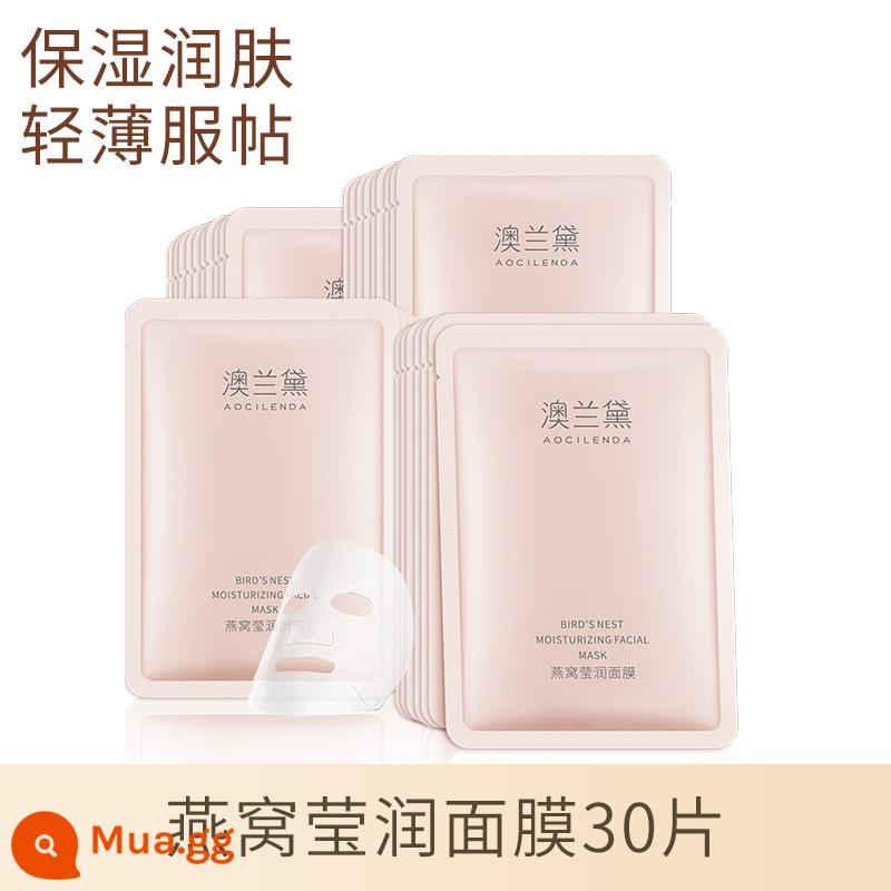 Aussie Lauder Bộ Đồ Mặt Nạ Dưỡng Ẩm Đặc Biệt Dưỡng Ẩm Cho Con Bú Mang Thai Sau Sinh Có Sản Phẩm Chăm Sóc Da Hàng Chính Hãng Store - Mặt nạ tổ yến 30 miếng