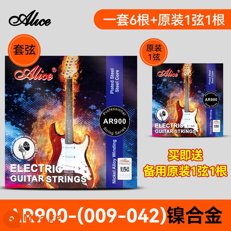 Xác Thực Dây Đàn Guitar Điện Alice A503 Đàn Guitar Điện 1 Dây 10 Dây 1 Dây Bộ 6 One Hyun Bộ - [Ưu đãi đặc biệt bảy dây] AR900SL+1 dây