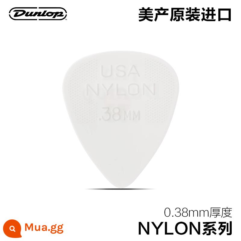 Dunlop Đàn guitar gỗ điện Dunlop chọn ballad quả bom tốc độ chống trơn trượt chịu mài mòn gảy đàn lò xo mảnh nylon điểm nổi Chọn - Dòng nylon nylon 0,38mm NYLON