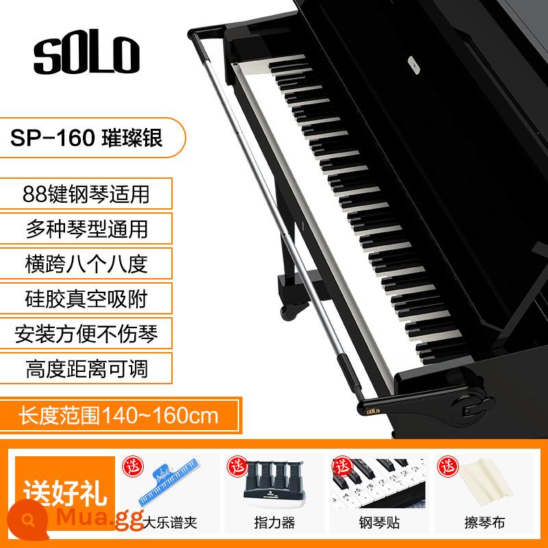 Dụng cụ chỉnh sửa tay đàn piano SOLO chơi ngón tay đàn piano giúp hỗ trợ luyện tập cổ tay cho trẻ em phụ kiện chống gập ngón tay - Brilliant Silver (dành cho đàn piano 88 phím) + quà tặng miễn phí