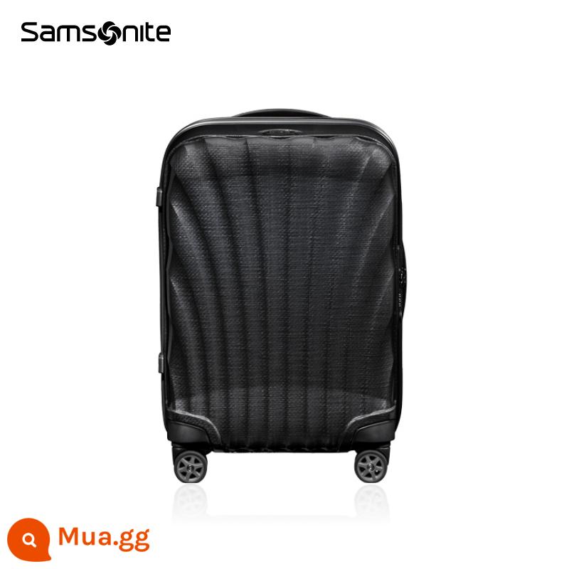 Yang Yang cùng phong cách, Yu Shuxin cùng phong cách, hộp vỏ Samsonite, vali của hồi môn, hộp xe đẩy, vali bền CS2 - đen