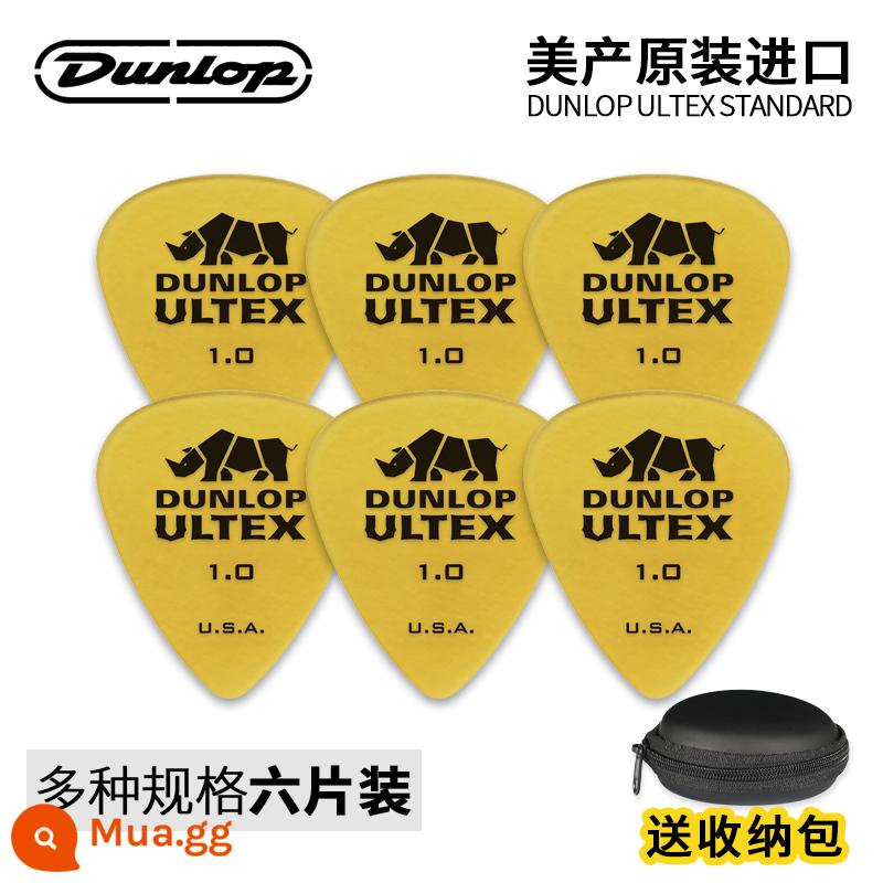 Dunlop Dunlop Ultex Sharp Speedback Rhino Folk Monument Electric Kitz Guitar Shan Six Packs - Tiêu chuẩn 421R_1,00mm[gói sáu mảnh]