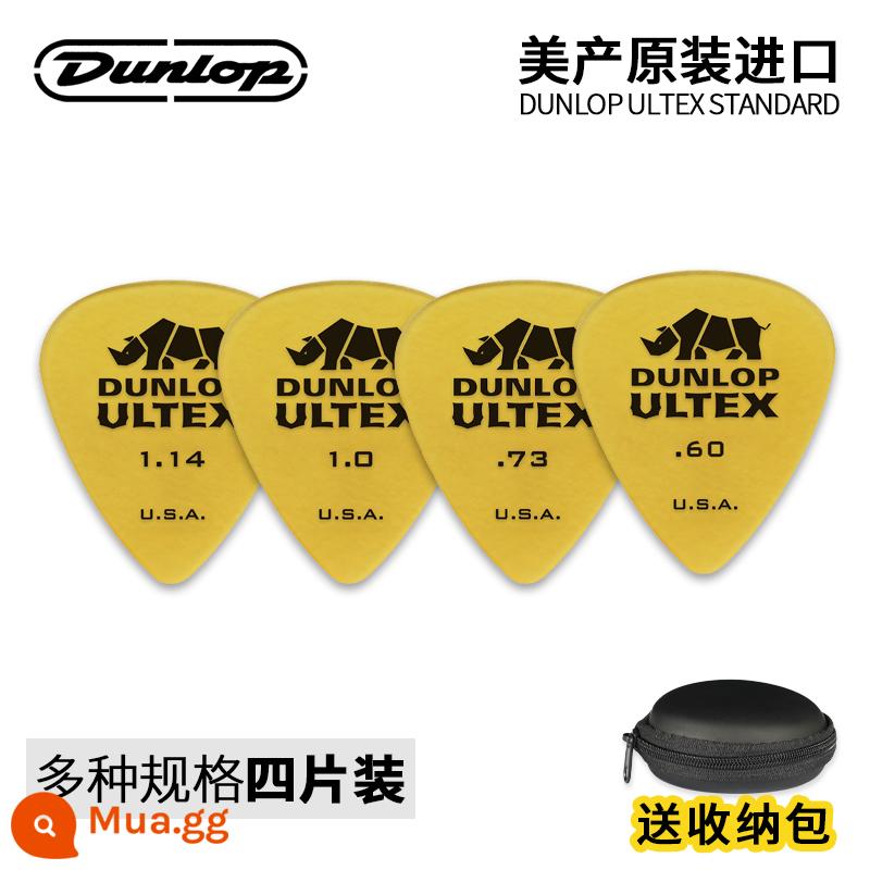 Dunlop Dunlop Ultex Sharp Speedback Rhino Folk Monument Electric Kitz Guitar Shan Six Packs - Bốn độ dày tiêu chuẩn [gói bốn]